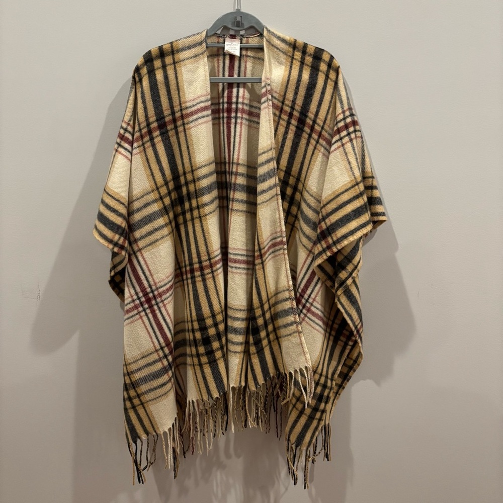 Woolrich Cozy Blanket Wrap Sienna Plaid